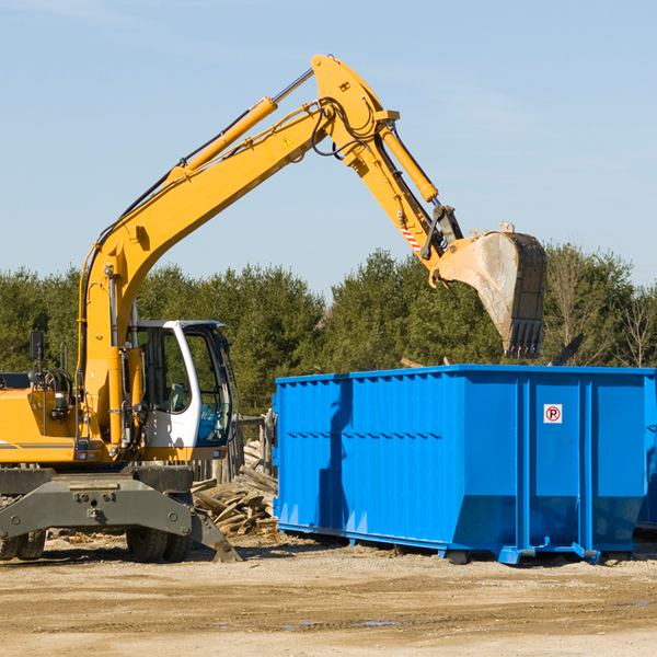 what kind of customer support is available for residential dumpster rentals in Hayes Center NE